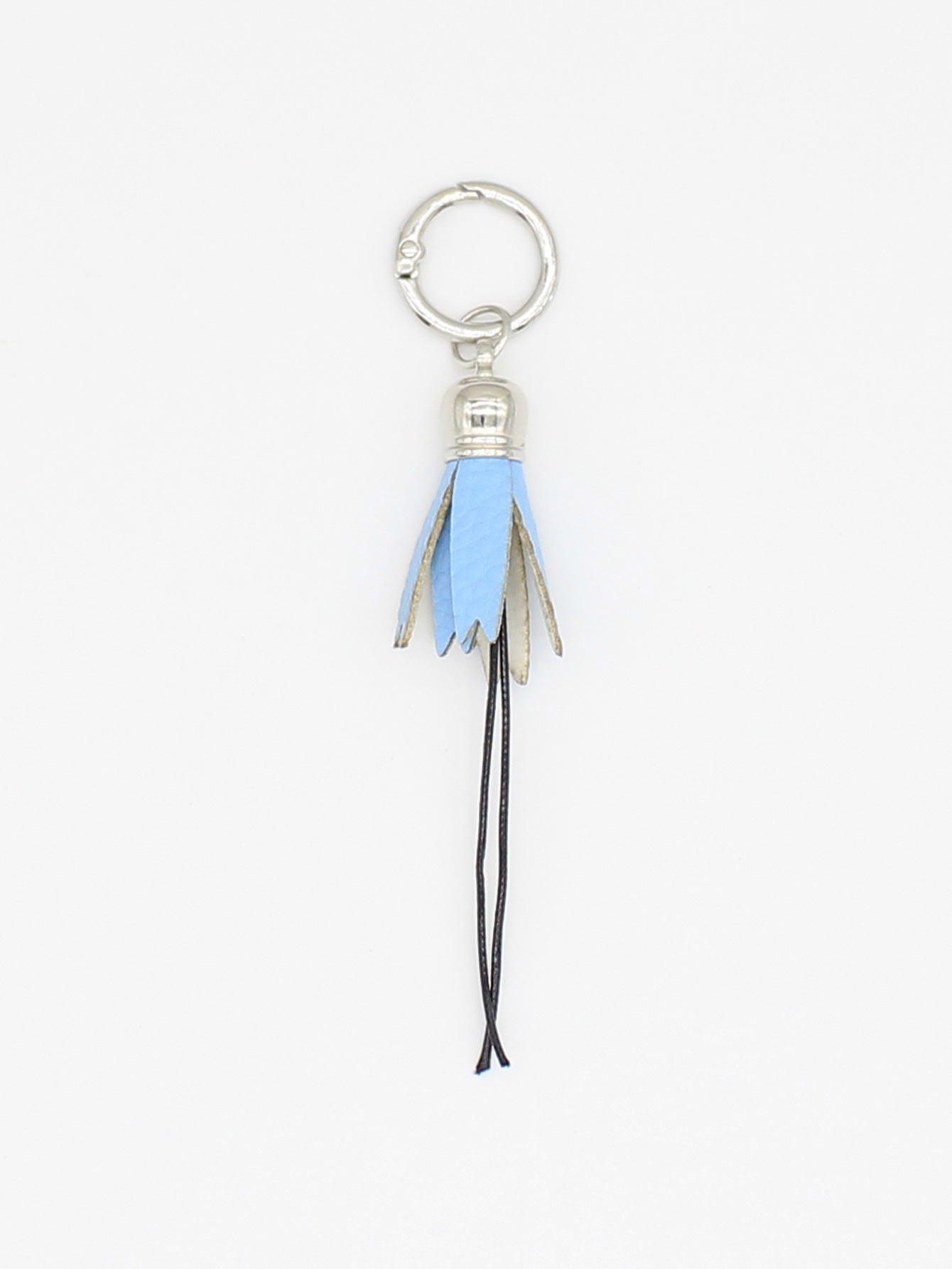 Wholesale Simple pu flower tassel shoe hanging jewelry pendant keychain mobile phone pendant